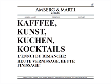 Tablet Screenshot of amberg-marti.ch